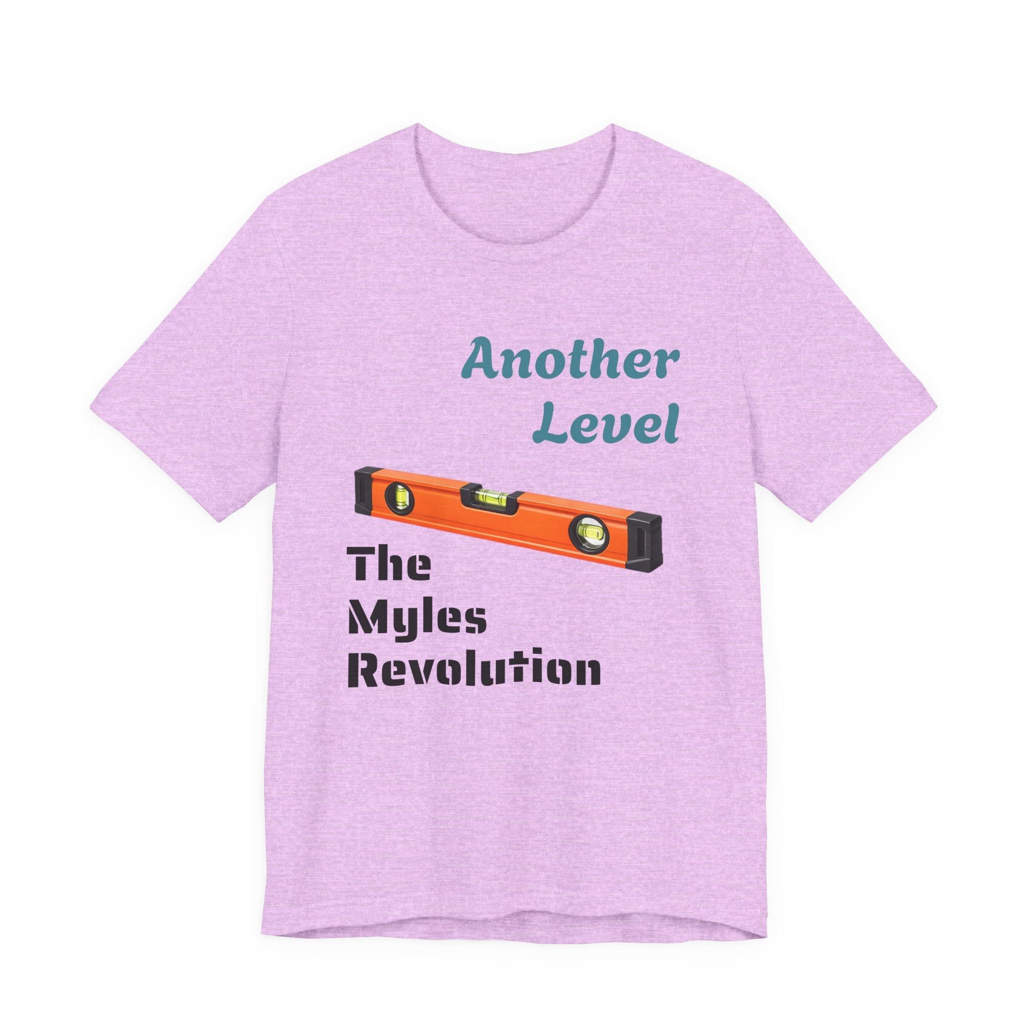 Another Level Level Tool T‑Shirt — “The Myles Revolution” Construction Graphic Tee
