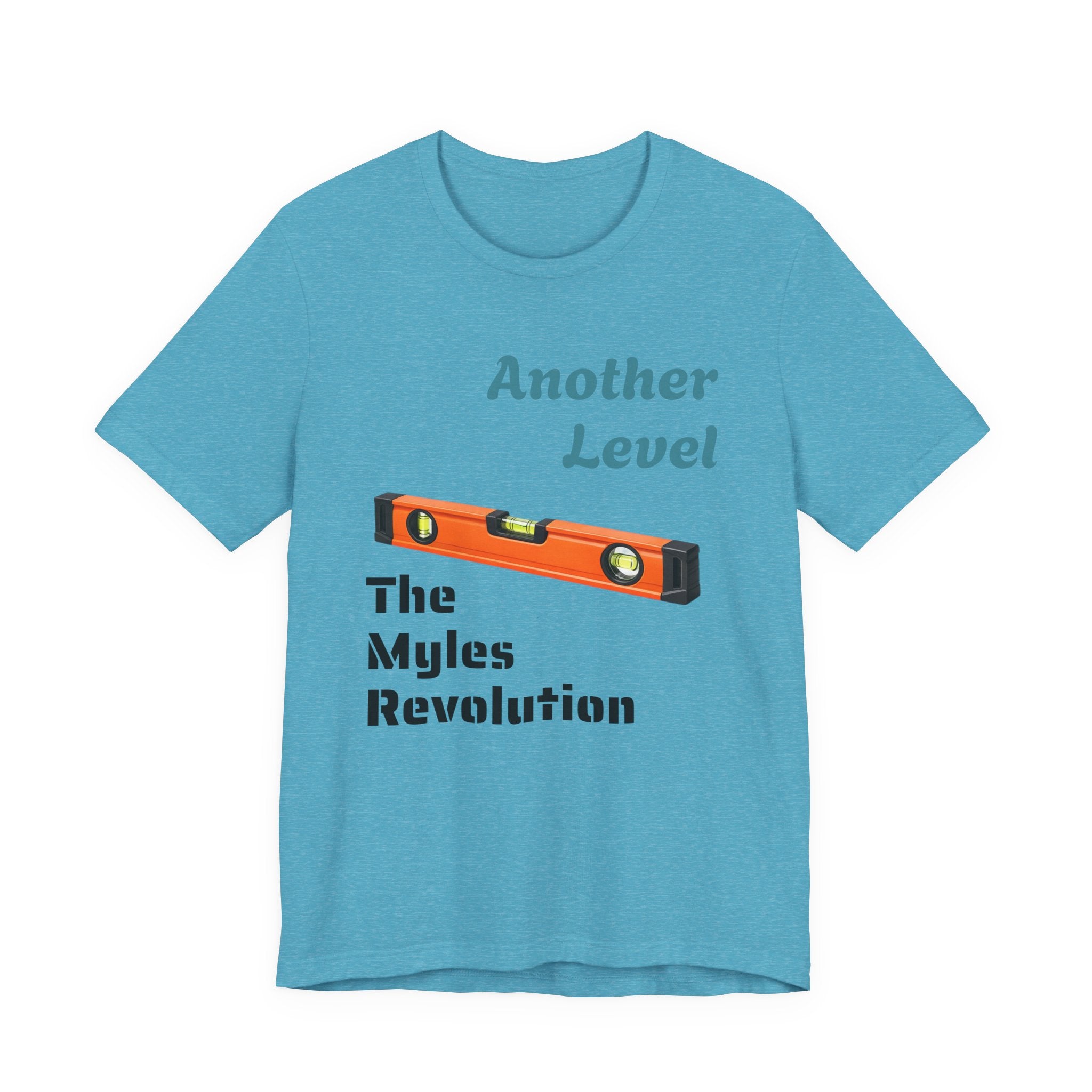 Another Level Level Tool T‑Shirt — “The Myles Revolution” Construction Graphic Tee