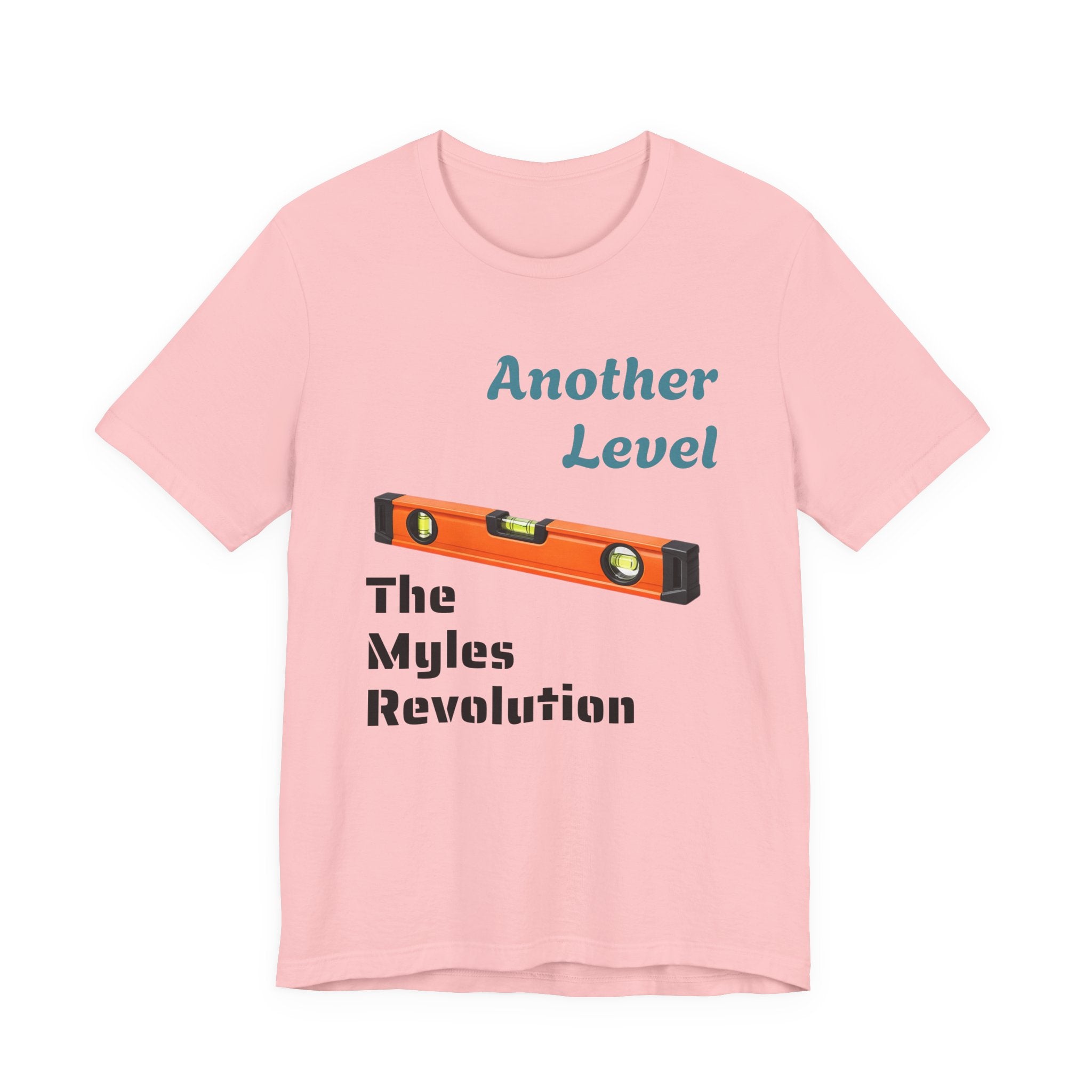 Another Level Level Tool T‑Shirt — “The Myles Revolution” Construction Graphic Tee