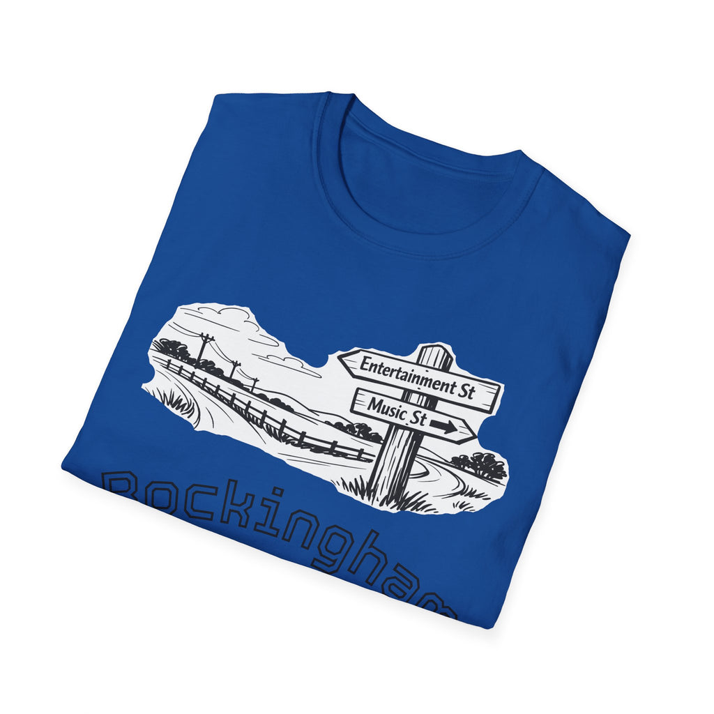 Rockingham Road T-Shirt — Vintage Road Sign Graphic Tee